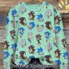 Hedgehog Movie Inspired Contrast Gradient Sweatshirt SEN2971