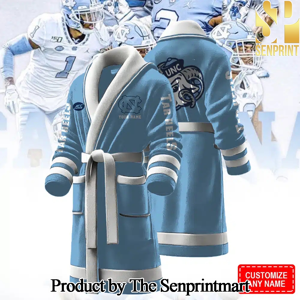 North Carolina Tar Heels For Sport Fan All Over Printed Bathrobe