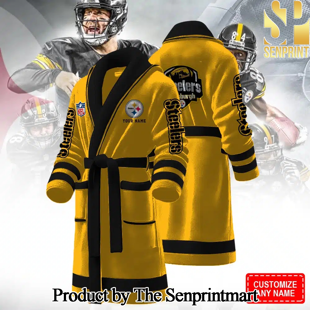 Pittsburgh Steelers Gift Ideas All Over Print Bathrobe