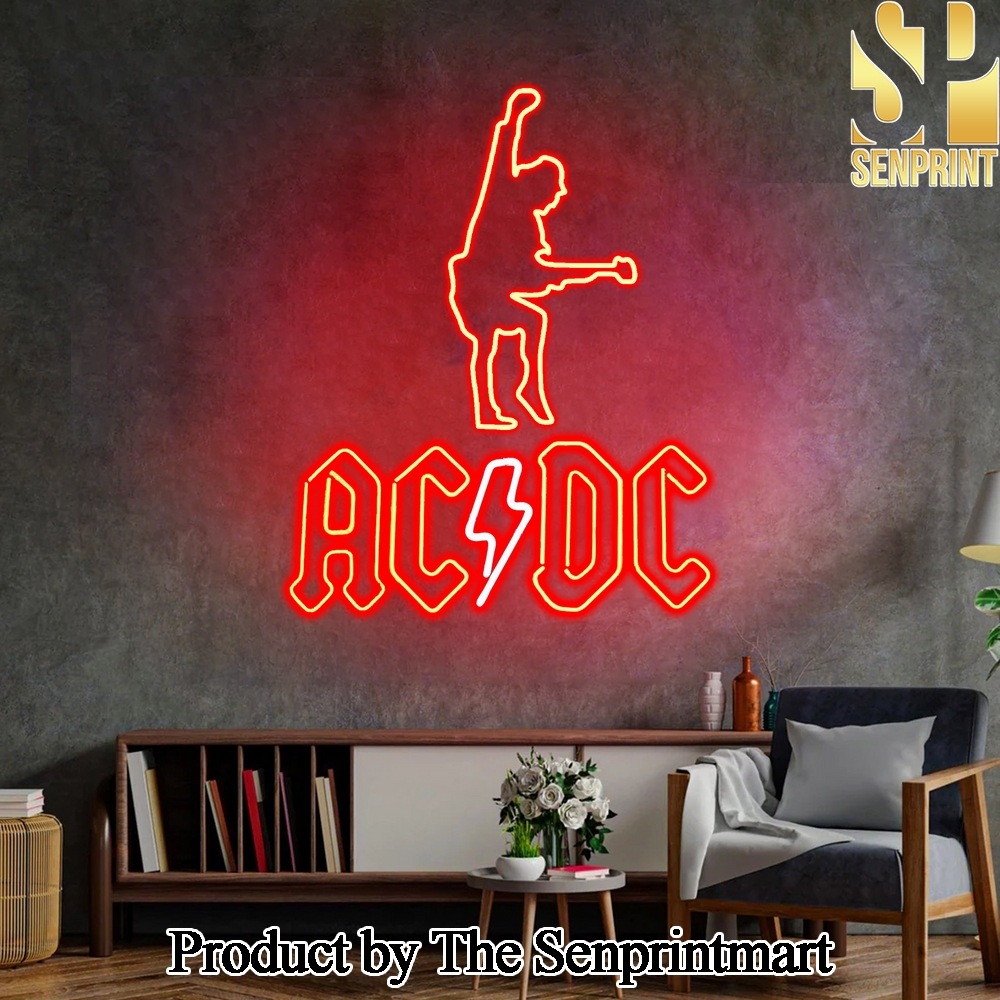 ACDC Rock Band Neon Sign Christmas Decor SEN1613