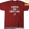 4th and 31 Alabama Crimson Tide Hoodie SEN0515