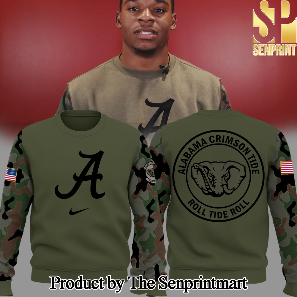 Alabama Crimson Tide football Camo For Fans Sweatshirt SEN0526