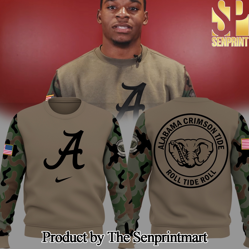 Alabama Crimson Tide football Camo For Fans Sweatshirt SEN0527