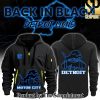 Detrois Lions 2024 Back In Black Half-Zip Hoodie SEN0228