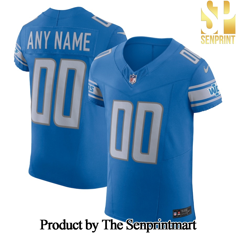 Detroit Lions Blue Vapor F.U.S.E. Elite Custom Jersey SEN0264