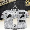 Detroit Lions 2024 Salute to Service Club Camo Hoodie SEN0249