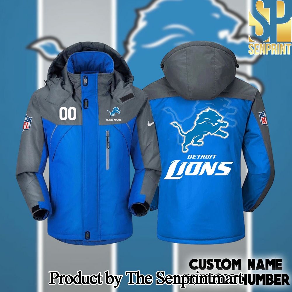 Detroit Lions NFL Interchange Jacket Personalized SEN0259