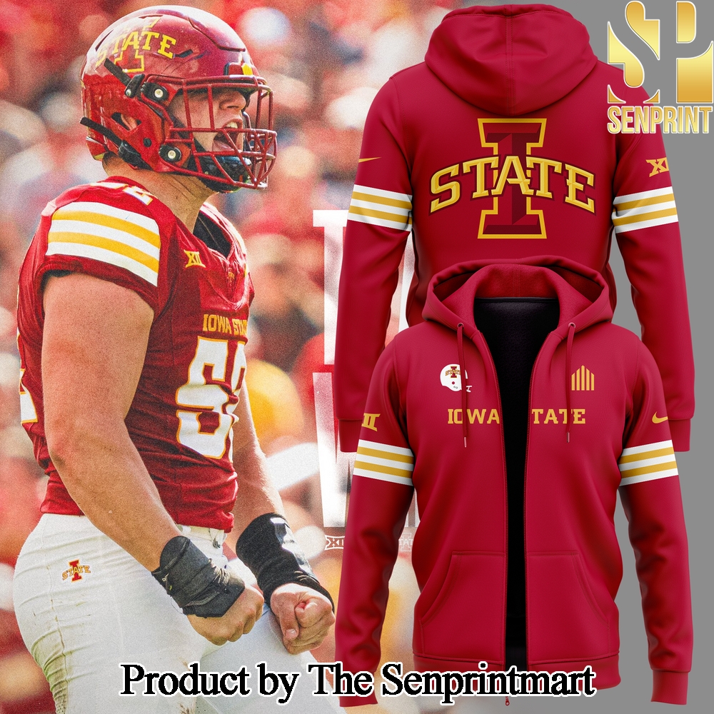 Iowa State Football 2024 For Fans Zip Hoodie SEN0463