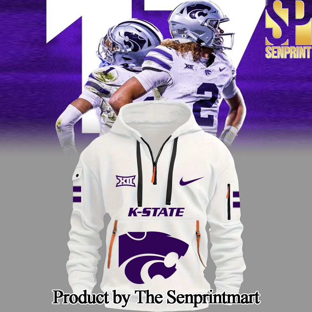 Kansas State Wildcats 2024 Half-Zip Hoodie SEN0380