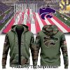 Kansas State Wildcats football 2024 Military Appreciation For Fans Zip Hoodie SEN0379