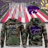 Kansas State Wildcats football 2024 Military Appreciation For Fans Zip Hoodie SEN0379