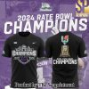 Kansas State Wildcats football 2024 RATE BOWL CHAMPIONS Gift Ideas Full Printing Shirt SEN0373