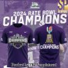 Kansas State Wildcats football 2024 RATE BOWL CHAMPIONS Gift Ideas Full Printing Shirt SEN0372