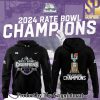 Kansas State Wildcats football 2024 RATE BOWL CHAMPIONS Hoodie SEN0371