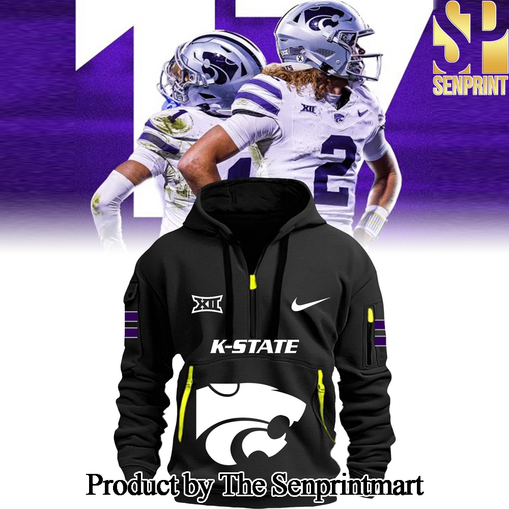 New Kansas State Wildcats 2024 Black Hoodie SEN0381