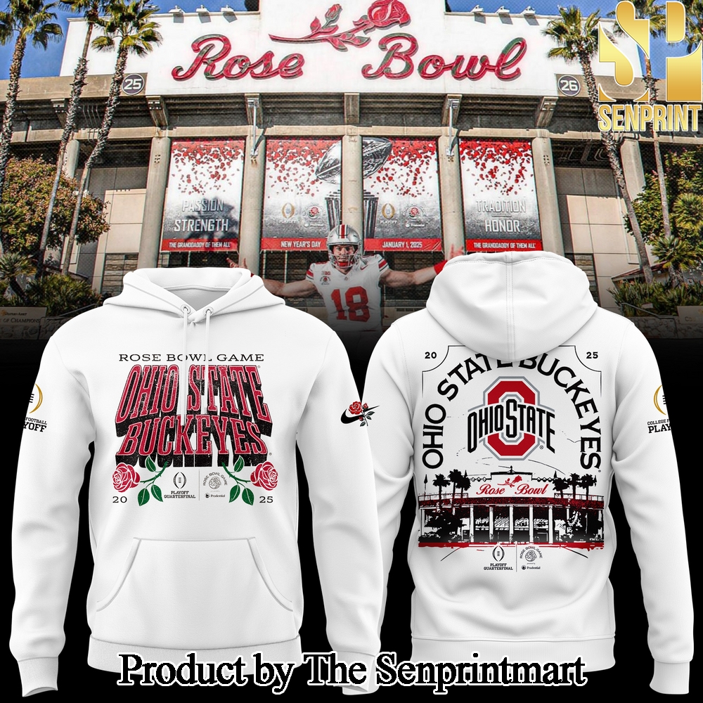 Ohio State Buckeyes Rose Bowl Game 2025 Hoodie SEN0115