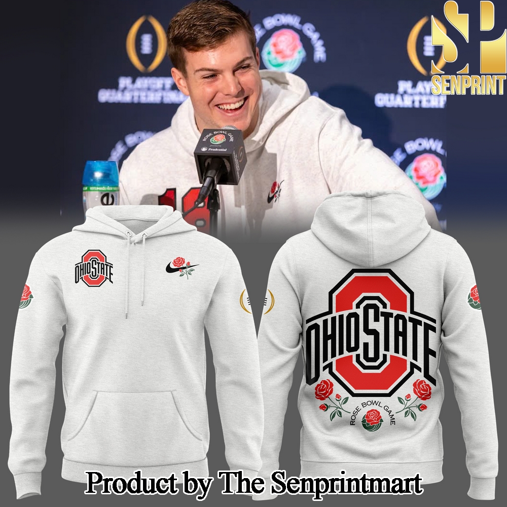 Ohio State Buckeyes x Rose Bowl Gift Ideas All Over Printed Hoodie SEN0117