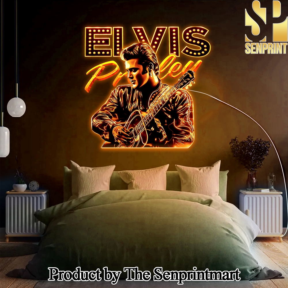 Elvis Presley Neon Sign Christmas Decor SEN1651