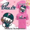 Philadelphia Eagles x Hello Kitty Night For Sport Fans 3D Hoodie SEN0811