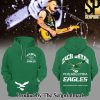 Zach Bryan x Eagles Kelly Green For Sport Fans 3D Hoodie SEN0835