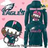 Philadelphia Eagles x Hello Kitty Night For Sport Fans 3D Hoodie SEN0810