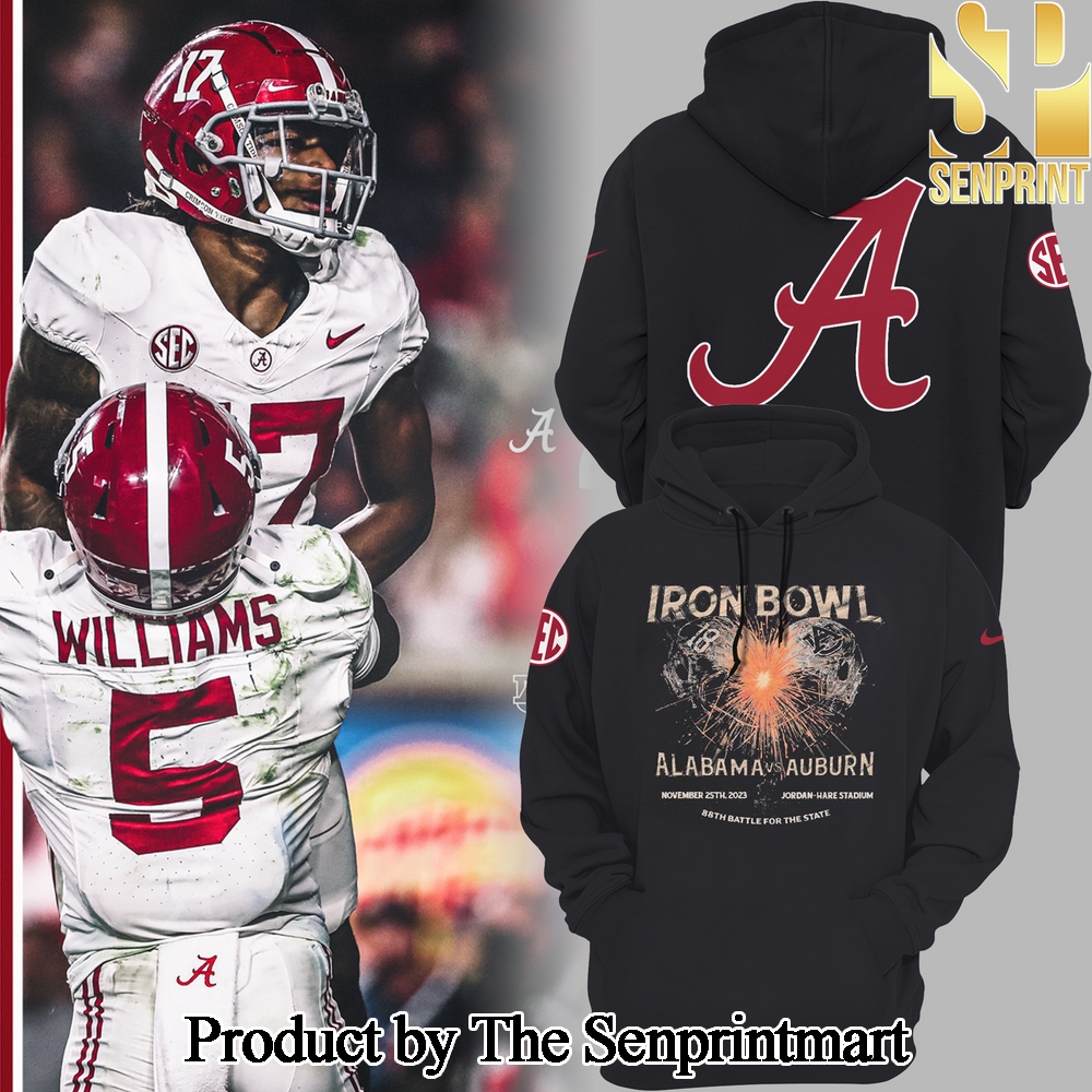 Alabama Crimson Tide football Iron Bowl Hoodie SEN0524