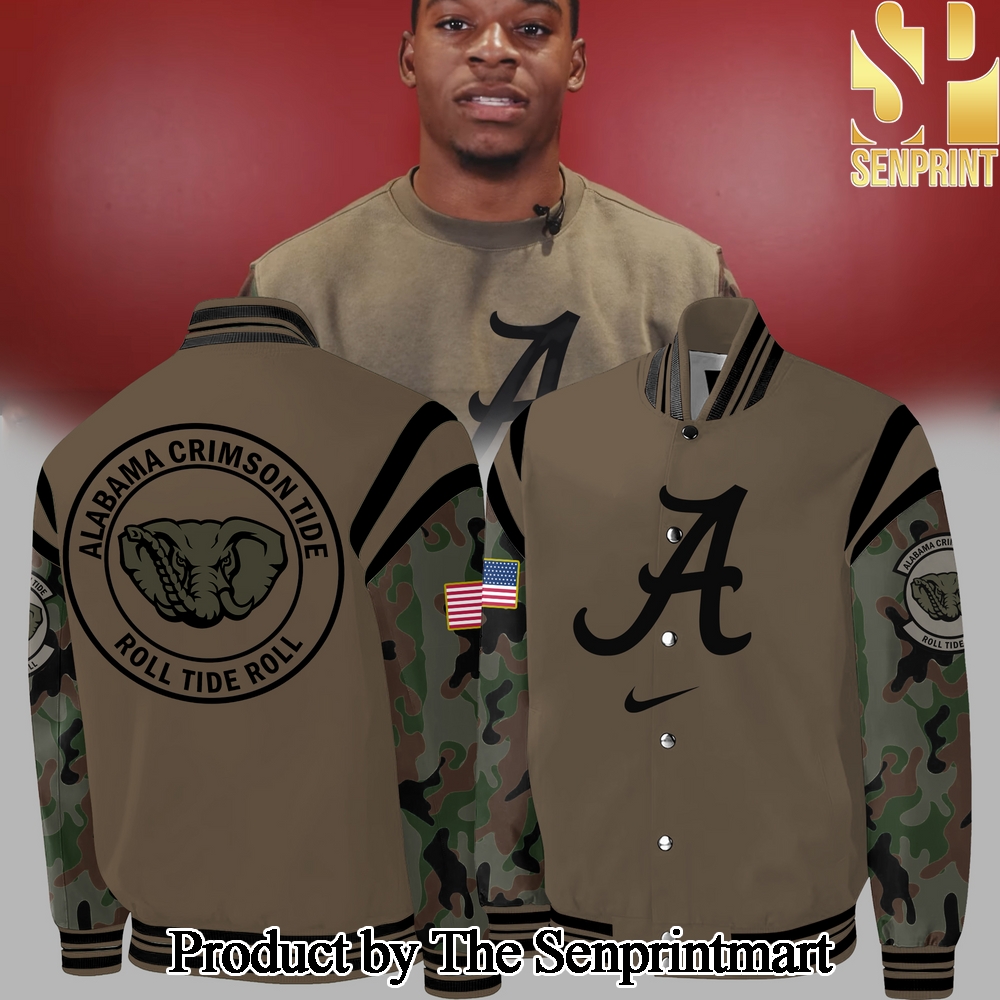 Alabama Crimson Tide football veterans Bomber Joggers SEN0529