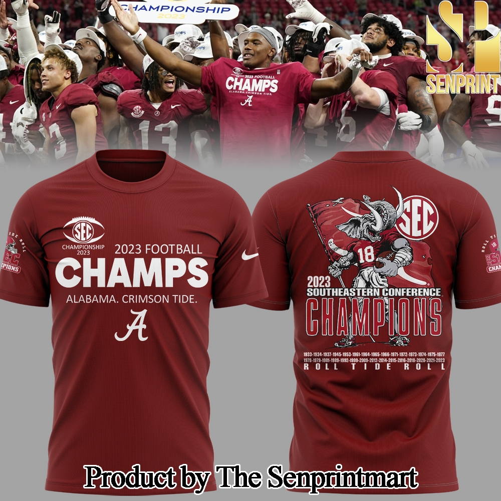 Alabama Crimson Tide SEC Football Conference Champions T-Shirt SEN0514