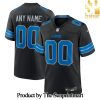 Detroit Lions Blue Alternate Custom Game Jersey SEN0256