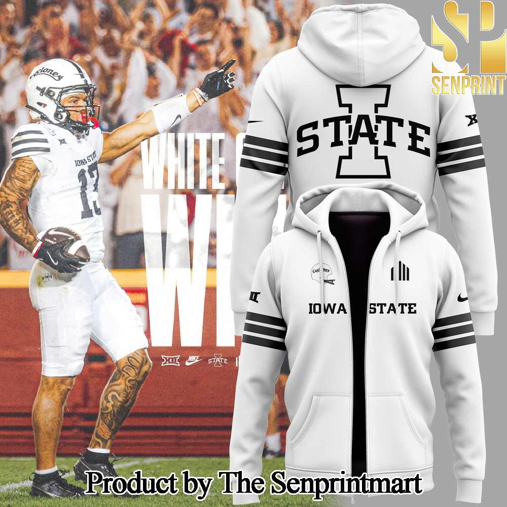 Iowa State Football 2024 For Fans Zip Hoodie SEN0466