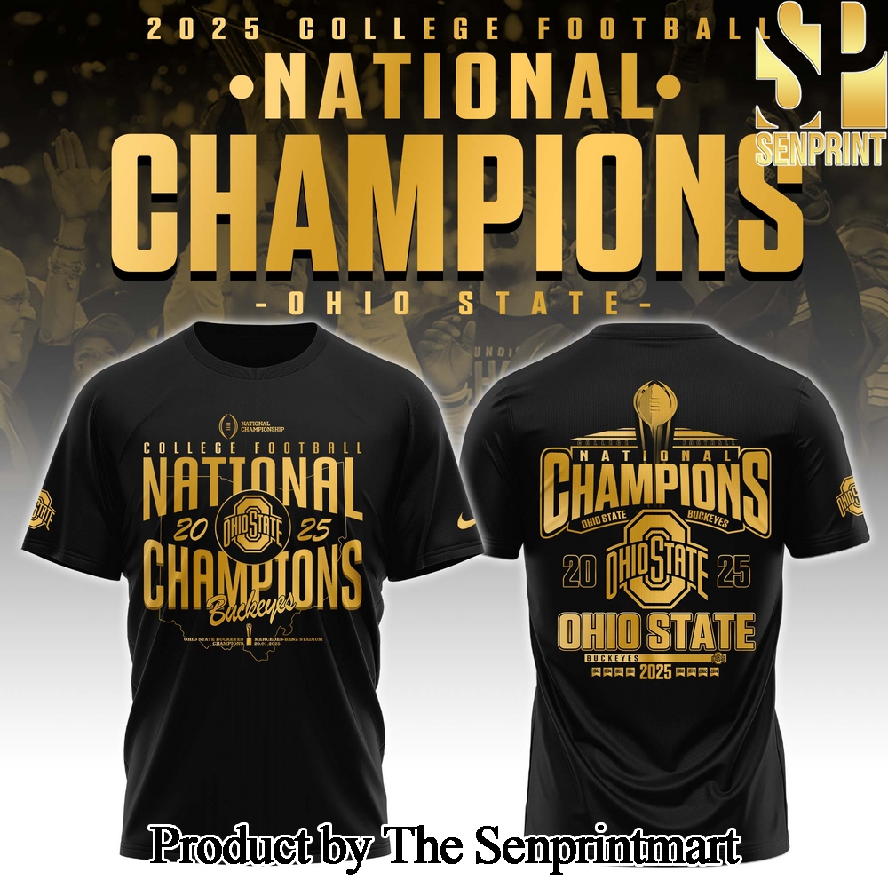 Ohio State National Champions 2025 All Over Print Unisex Shirt