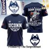 Uconn Basketball 2024 Pattern All Over Print Shirt