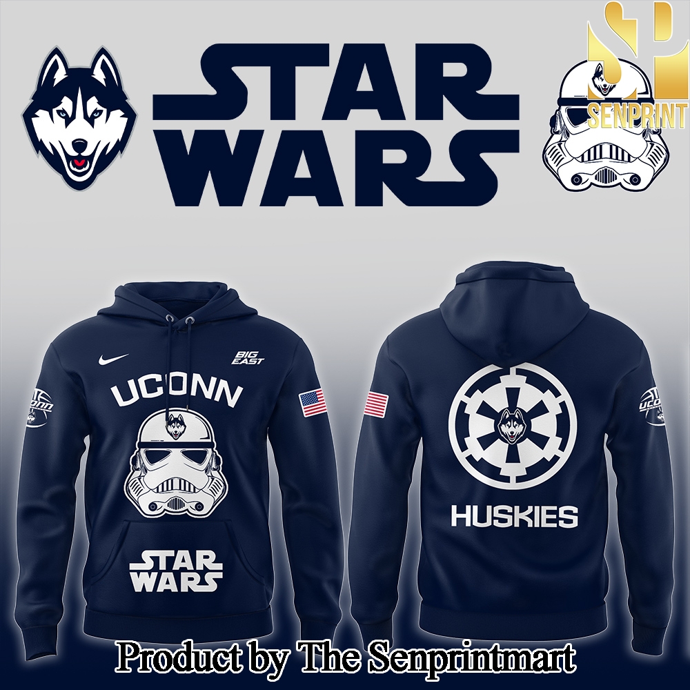 Uconn Basketball x Stars Wars 2025 Unique All Over Print Shirt