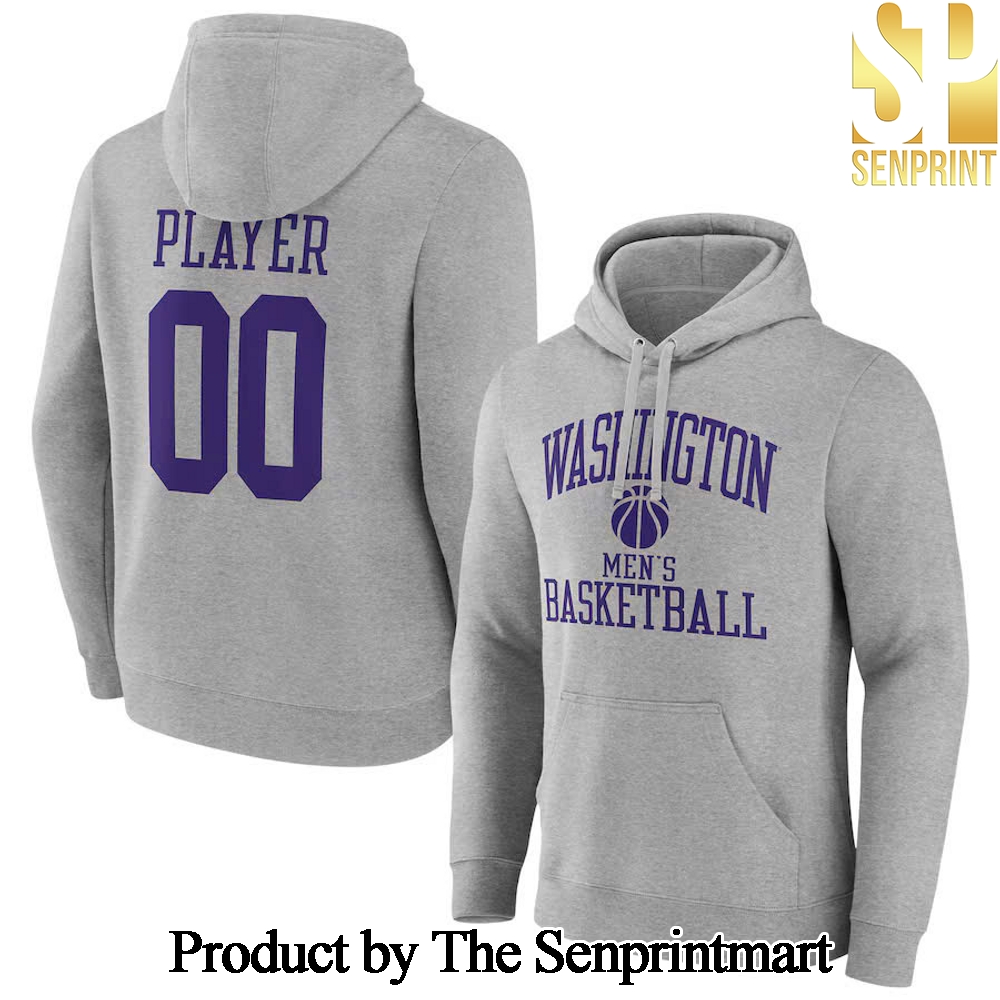 Washington Basketball Men’s Basketball Pick-A-Player NIL Gameday Tradition All Over Printed Unisex Shirt