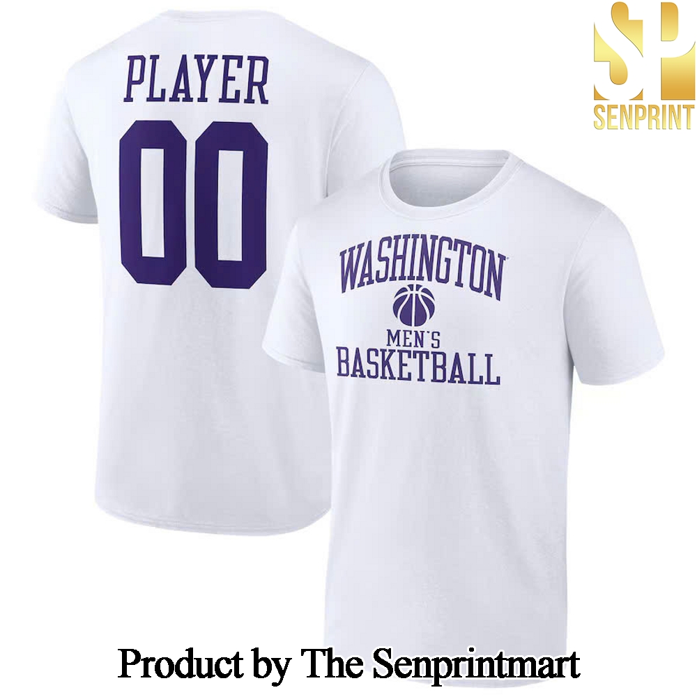 Washington Basketball Men’s Basketball Pick-A-Player NIL Gameday Tradition For Fan All Over Print Shirt