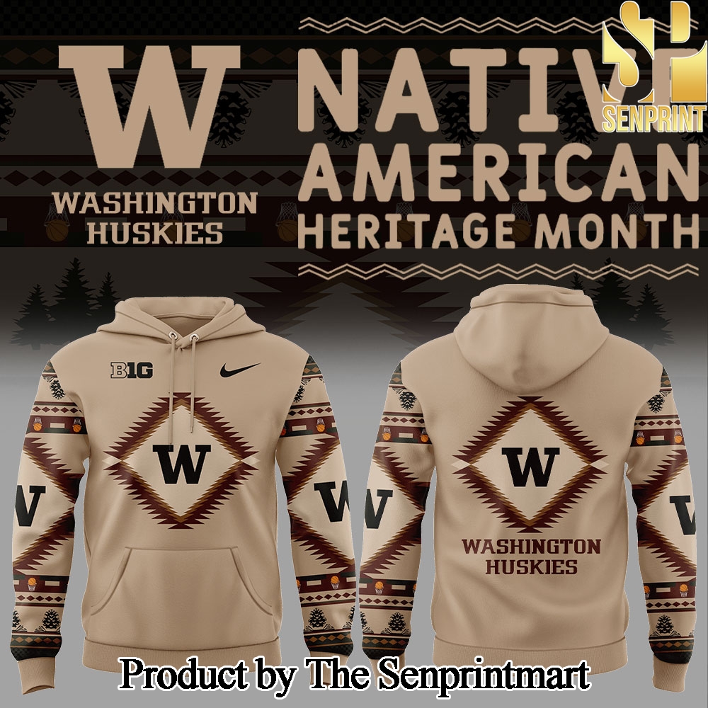 Washington Basketball x Native American Heritage Month 2025 For Sport Fans Full Printing Shirt