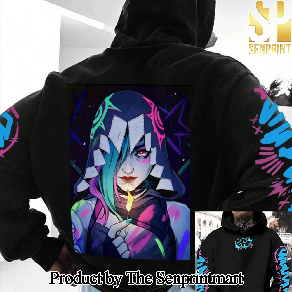 Arcane Classic Full Printing Hooded Sweatshirt