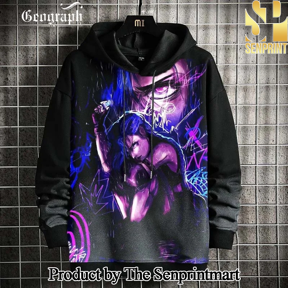 Cartoon Arcane 3D Full Print Hoodie