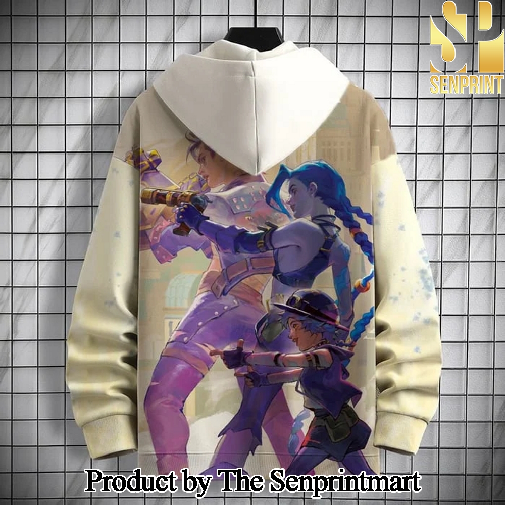 Cartoon Arcane Best Outfit 3D Hoodie