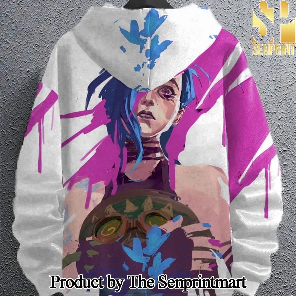 Cartoon Arcane For Fan 3D Hooded Sweatshirt