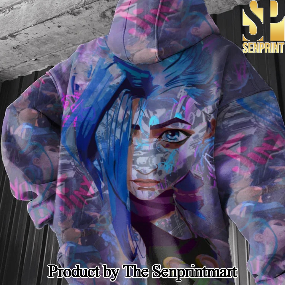 Cartoon Arcane Full Print Unisex Hooded Sweatshirt