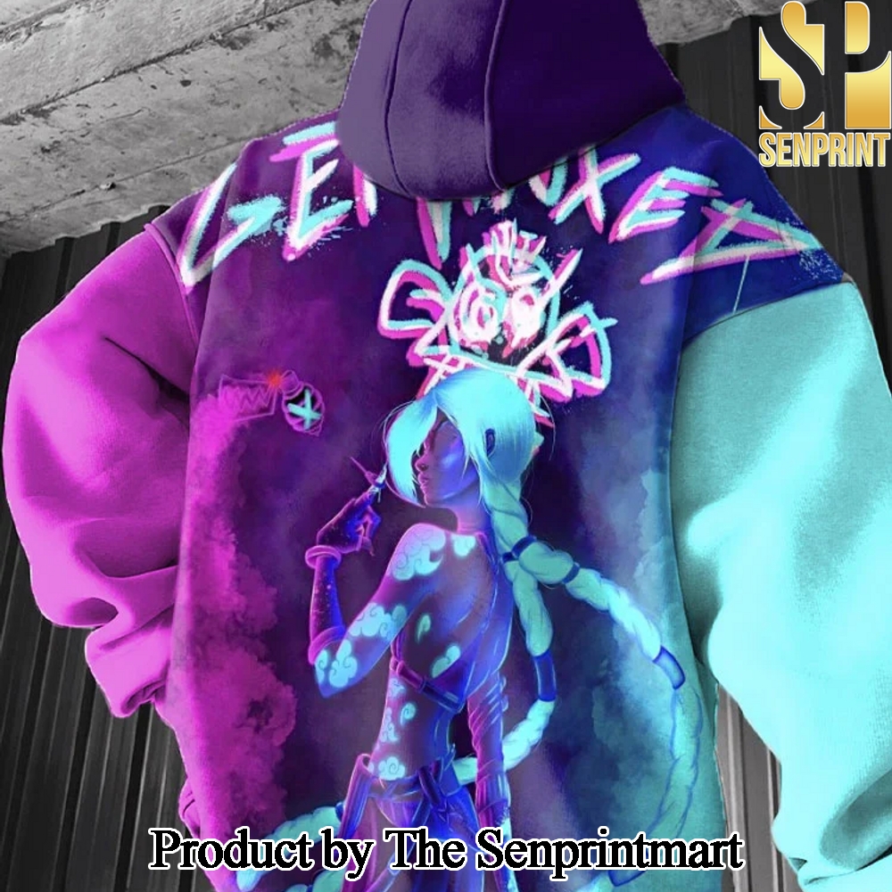 Cartoon Arcane Gift Ideas All Over Print Hooded Sweatshirt