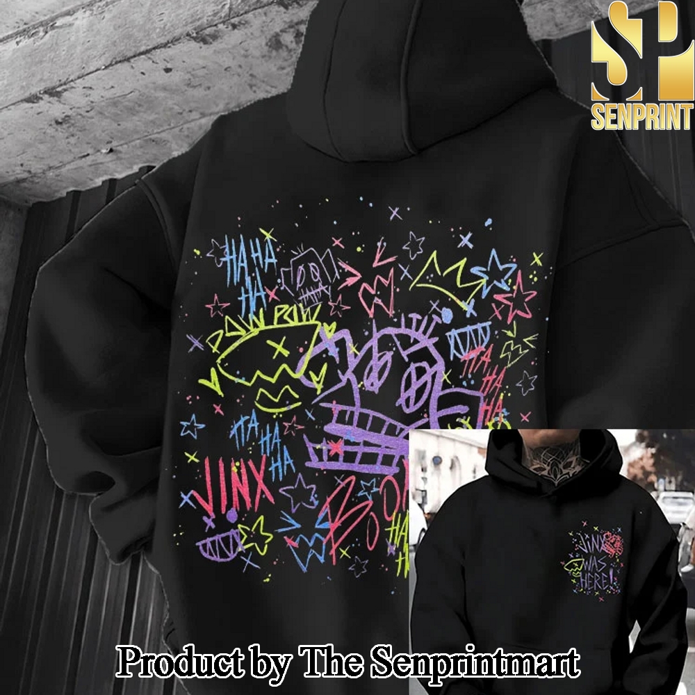 Cartoon Arcane Gift Ideas Full Printing Hooded Sweatshirt