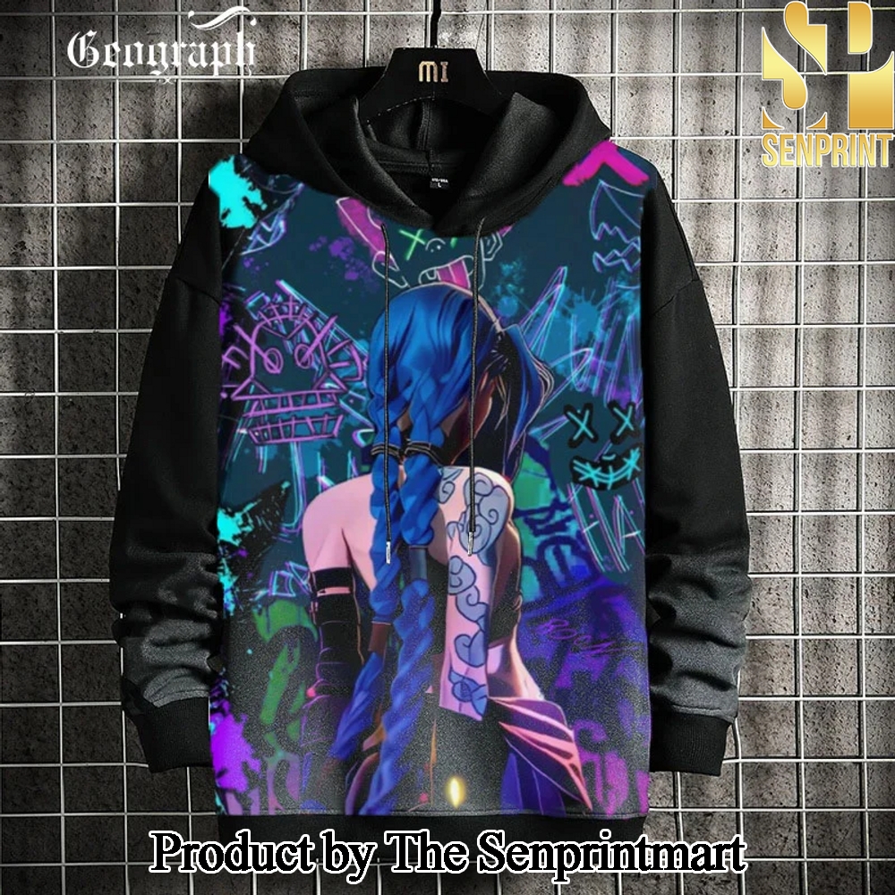 League of Legends Cartoon Cool Version Full Print Hoodie