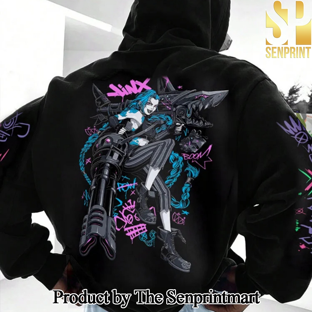 League of Legends Cartoon New Outfit Full Printed Hooded Sweatshirt