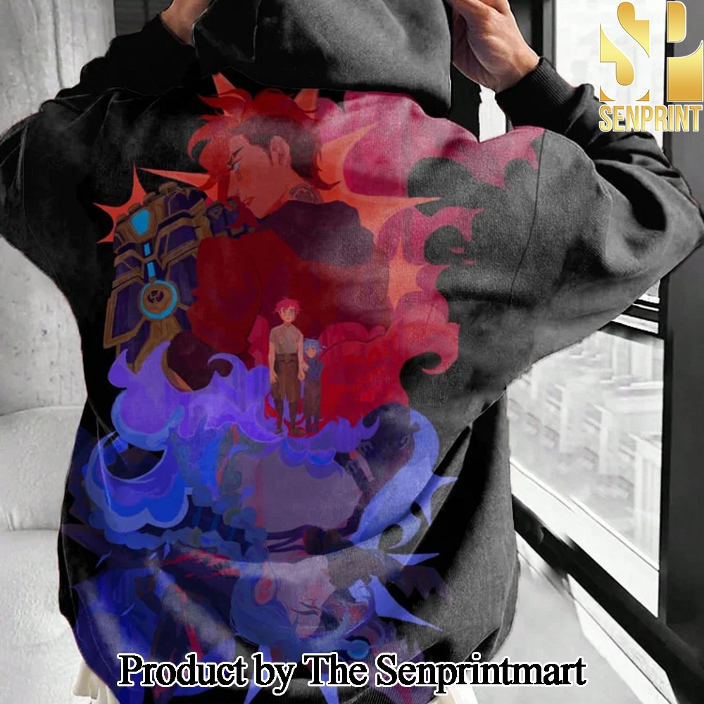 Movie Arcane Hot Fashion 3D Hooded Sweatshirt