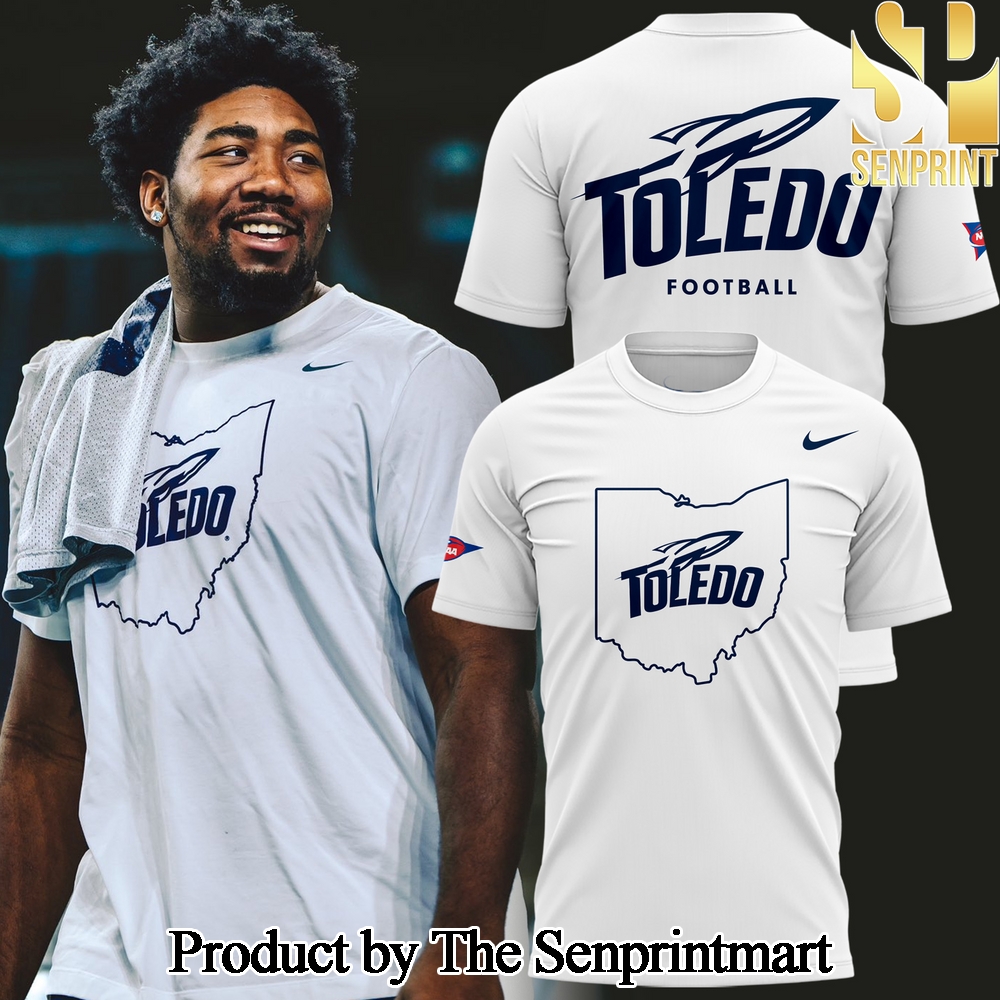 Toledo Rockets Football Team 2024 For Sport Fans T-shirt SEN0356