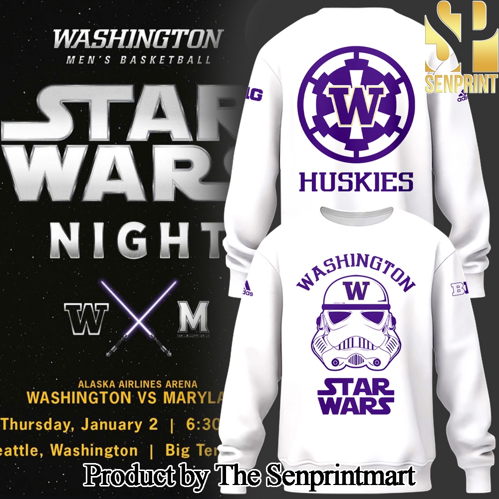 Washington Basketball x Stars Wars 2025 For Sport Fan All Over Printed Shirt