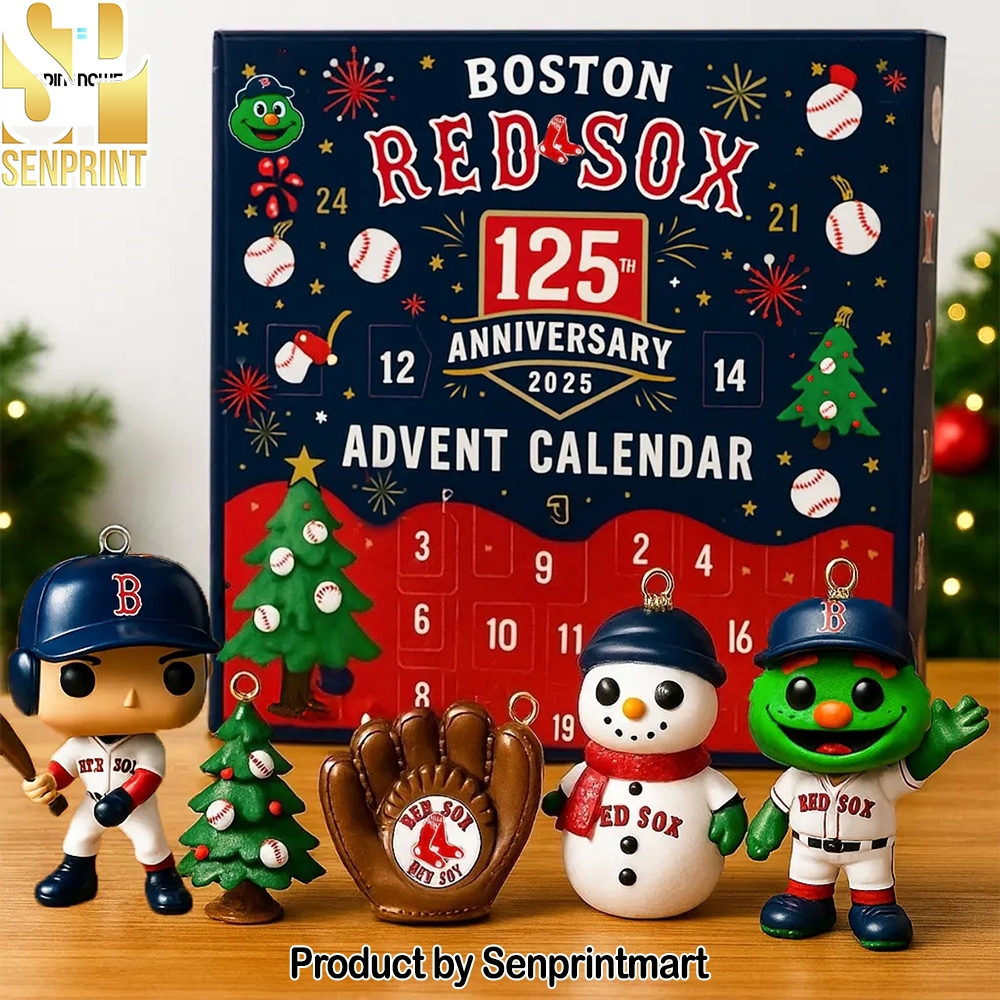 125Th Anniversary Mlb Boston Red Sox Holiday Countdown Box 2025