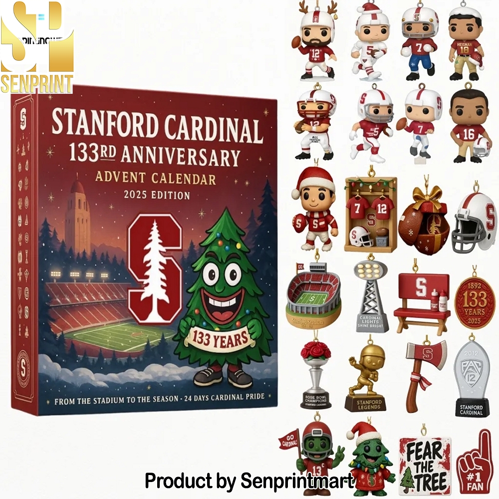 133Rd Anniversary Christmas Countdown Stanford Cardinal Holiday Countdown Box 2025